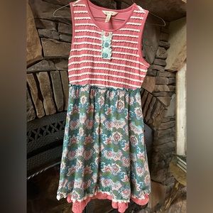 GIRLS size 10 Matilda Jane Knit Dress. Coral.